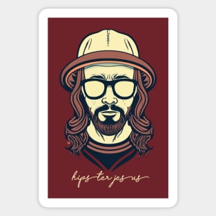 Hipster Jesus Sticker